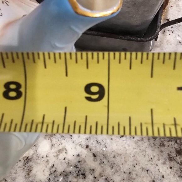 Norcrest Japan Porcelain Full Size Teapot Tea Pot Floral Blue Pink Gold Trim EUC - Picture 8 of 8